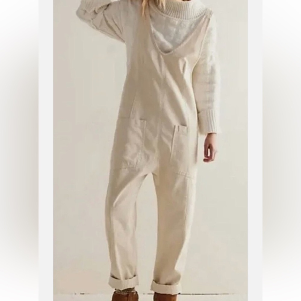 Wishlist/jeans Cream Women's Jumpsuit